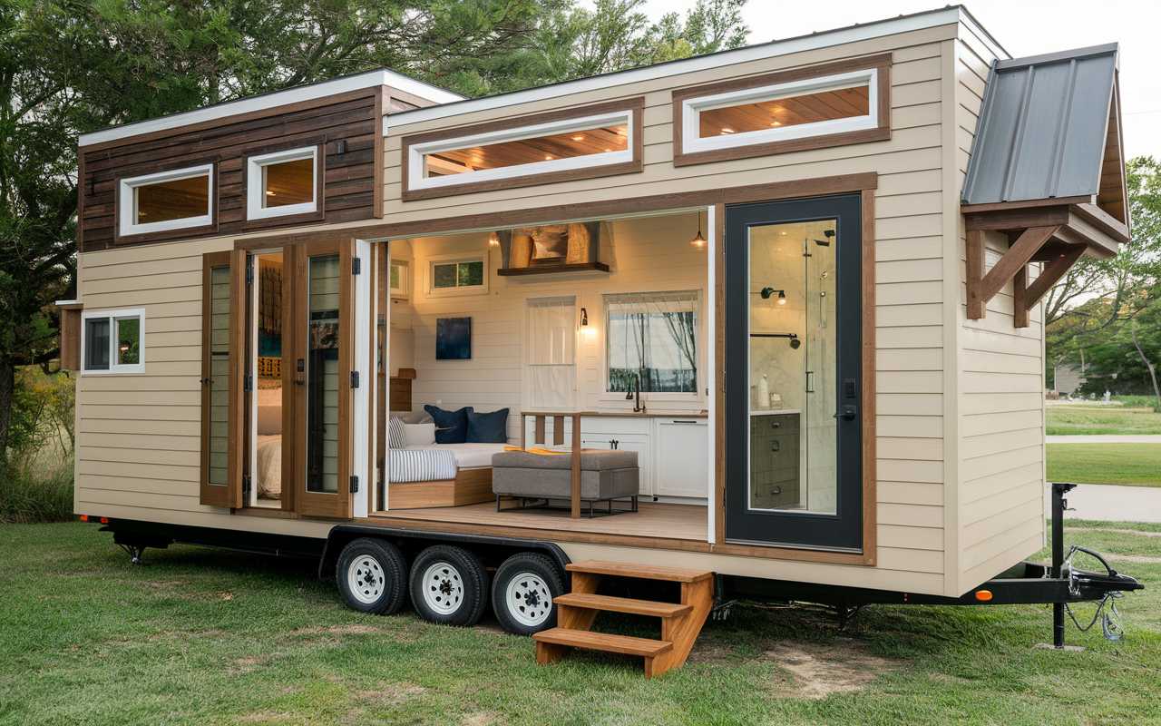 Découvrez cette Tiny House : Le Luxe Abordable et la Vie Pratique pour Deux sur Roues!