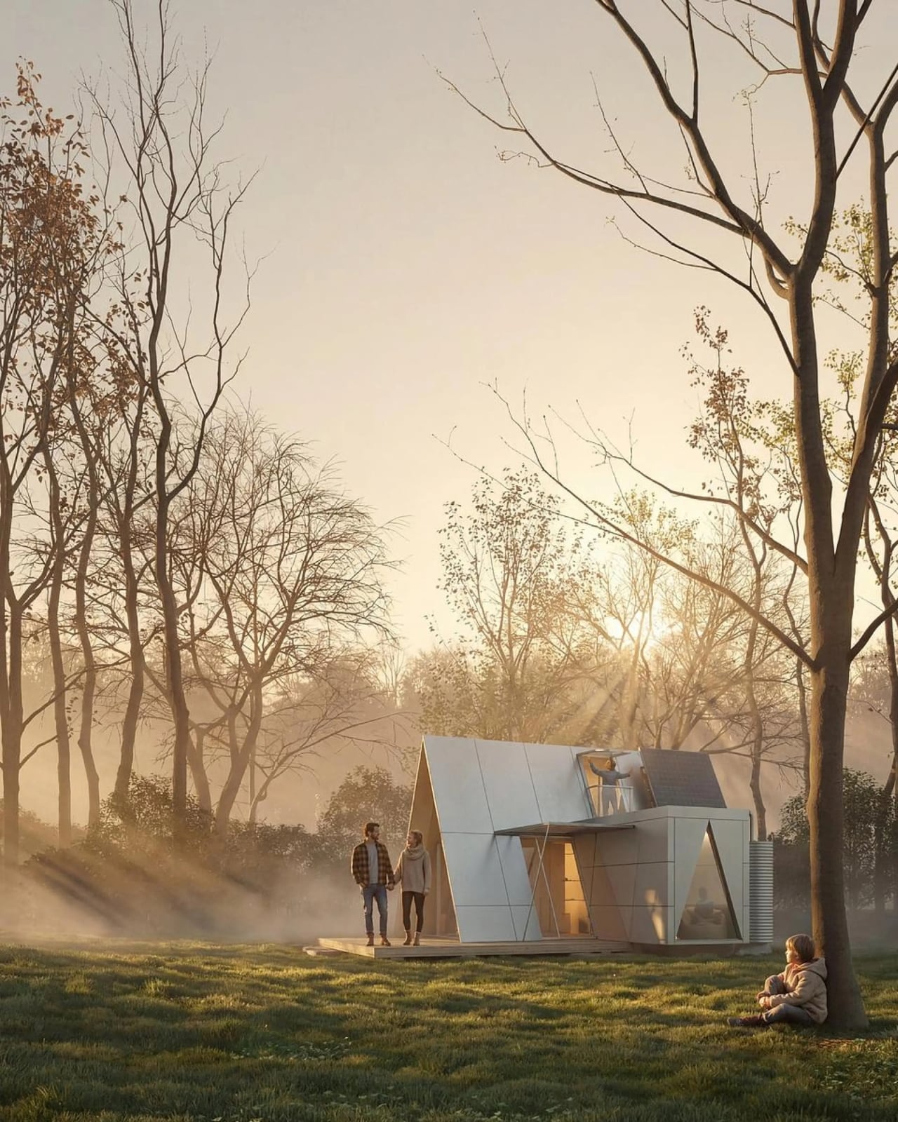 Camping House en construction
