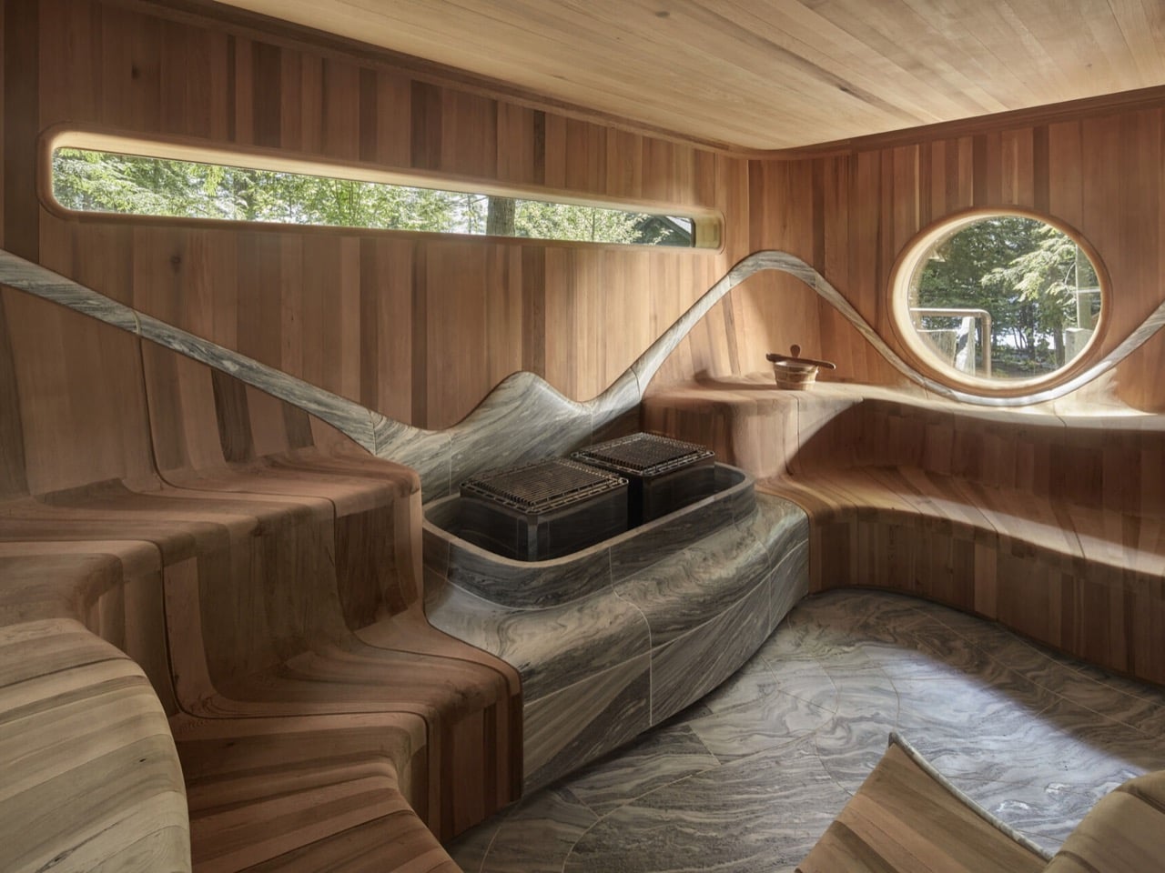 Intérieur du Muskoka Island Spa