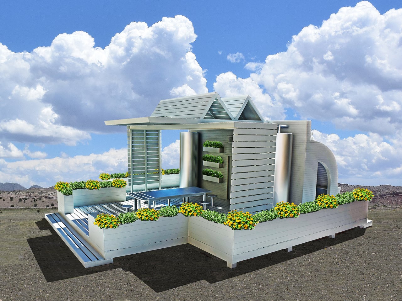 Eco-Oasis Pavilion